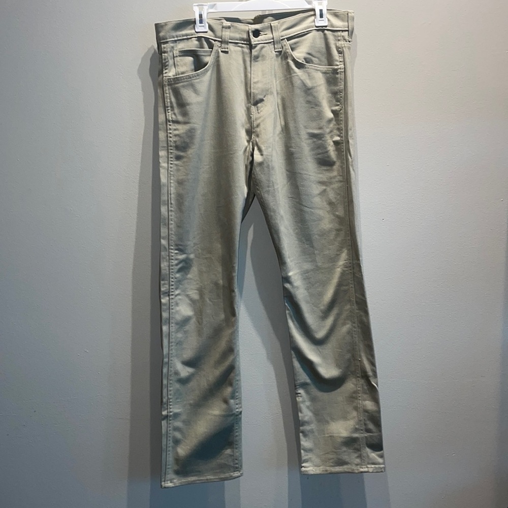 Levi’s khaki mens jeans. W34, L32. Good condition